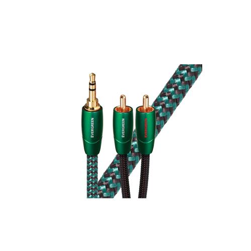 AUDIOQUEST EVERG0.6MR Evergreen .6M 3.5mm to 2 RCA Cable Rent