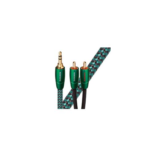 AUDIOQUEST EVERG01.5MR Evergreen 1.5M 3.5mm to 2 RCA Cable Hire
