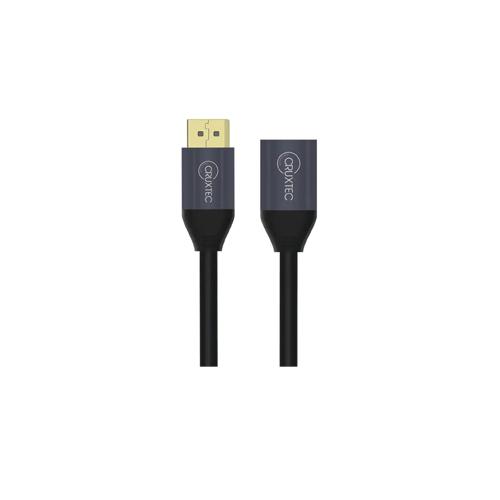 Cruxtec 1m DisplayPort 14 Male to Female Extension Cable Hire