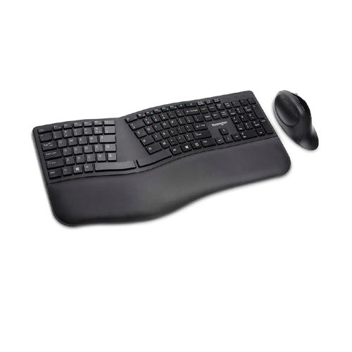  Kensington Pro Fit K75406US Ergonomic Wireless Keyboard Mouse Combo Hire