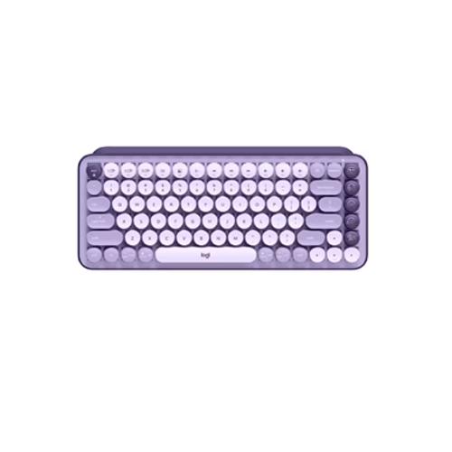 Logitech POP Keys Wireless Mechanical Purple Keyboard Hire