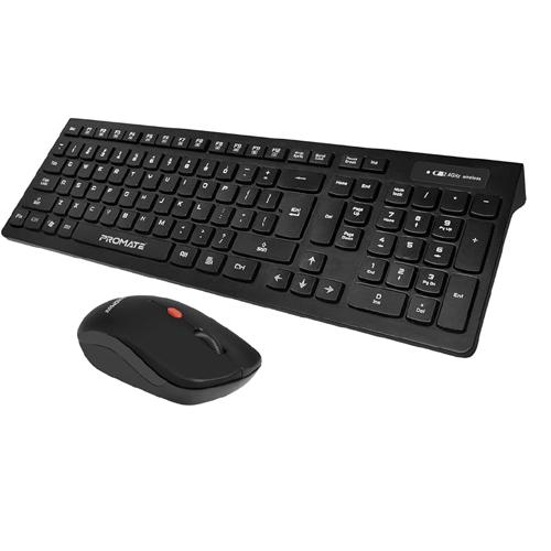 Promate Full Size Wireless Keyboard Mouse Combo Rent