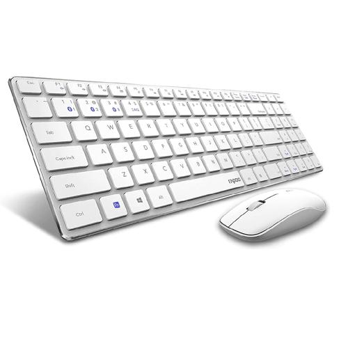 Rapoo 9300M Ultraslim White Keyboard Mouse Combo Rent