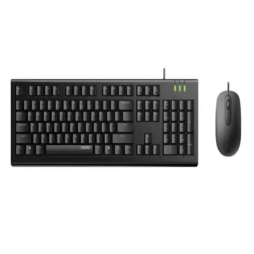 Rapoo X120PRO Wired Keyboard Mouse Combo Hire