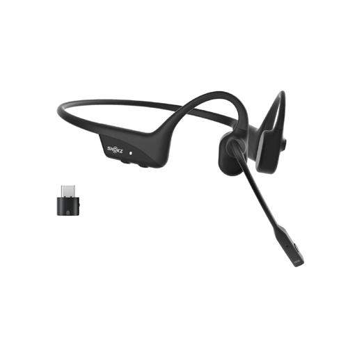 Shokz OpenComm2 UC Open Ear Bone Conduction Stereo Business Headset Rent