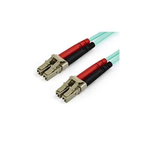 StarTech A50FBLCLC OM3 LC to LC Multimode Duplex Fiber Optic Patch Cable Rent   