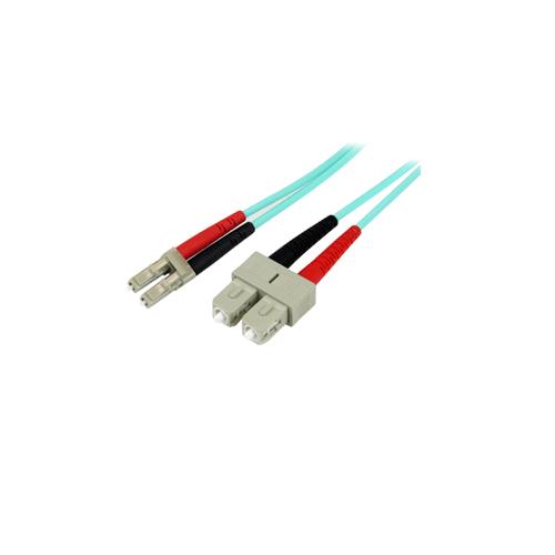 StarTech A50FBLCLC5 10 Gb Aqua MM Fiber Patch Cable Hire