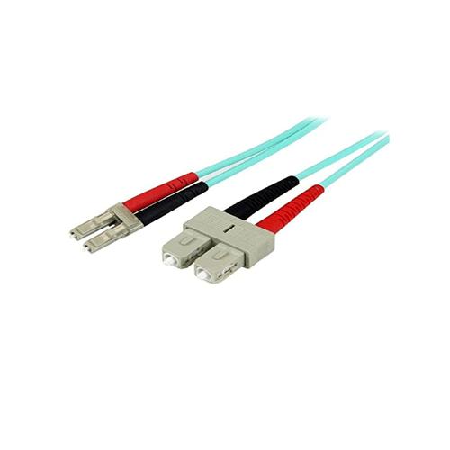 StarTech A50FBLCSC1 1M 10 GB AQUA FIBER PATCH Cable Rent   