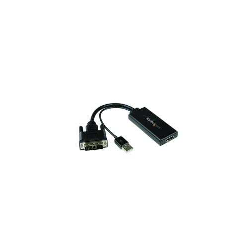  StarTech DVI2HD DVI to HDMI Adapter USB Power Audio Cable Rent