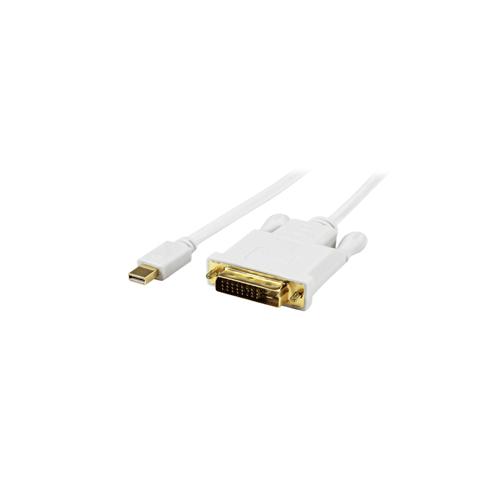StarTech MDP2DVIMM3WS 3 ft Mini DisplayPort to DVI Cable Rent