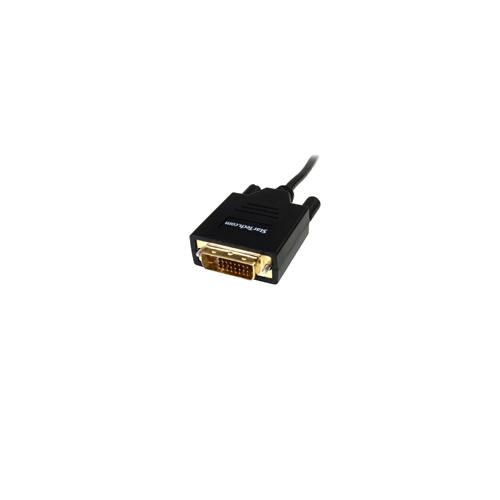 StarTech MDP2DVIMM6B 1.8m 6ft Mini DisplayPort to DVI Cable Rent