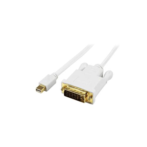 StarTech MDP2DVIMM6WS 6 ft Mini DisplayPort to DVI Cable Hire