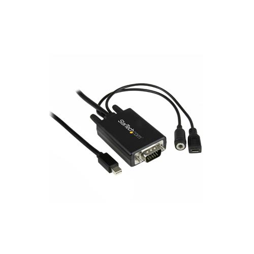 StarTech MDP2VGAAMM3M 10ft mDP to VGA Adapter Cable with Audio Rent