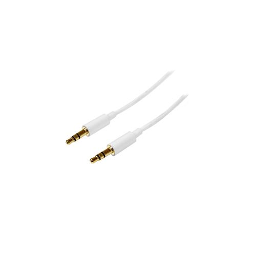 StarTech MU3MMMSWH Slim 3.5mm Stereo Audio Cable Hire